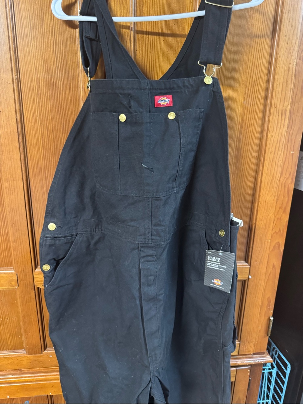 New with Tag Dickies Black Bib Men Overalls
